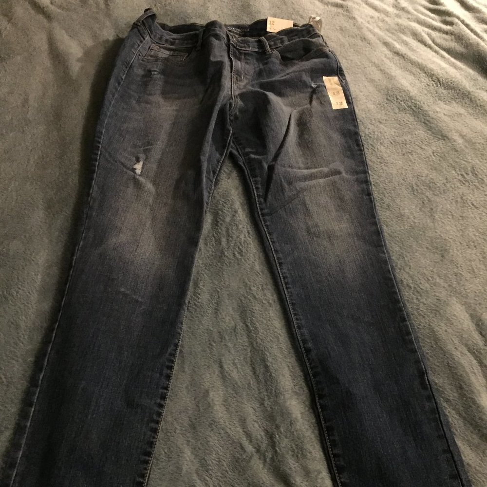 Women's old navy curvy skinny jeans size 12 long